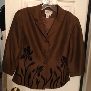 Adrianna Papell brown blouse